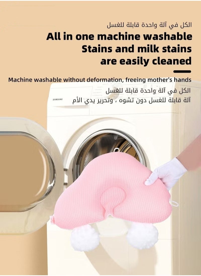 ميكسد - الرضع حديثي الولادة الرعاية وسادة النوم لمنع الخوف من الراحة للأطفال الرضع والأطفال الصغار المحمولة وسادة بلاستيكية فائقة الجودة - Image 1