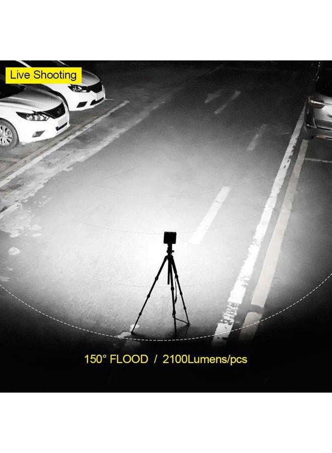 Exzeit Waterproof Led Boat Lights, 2 pc 90W Waterproof Test Deck/Dock Marine Lights 4200LMS 150Ã‚°Flood Light, 4.3inches, 12/24 V Led Light Bar - Image 2
