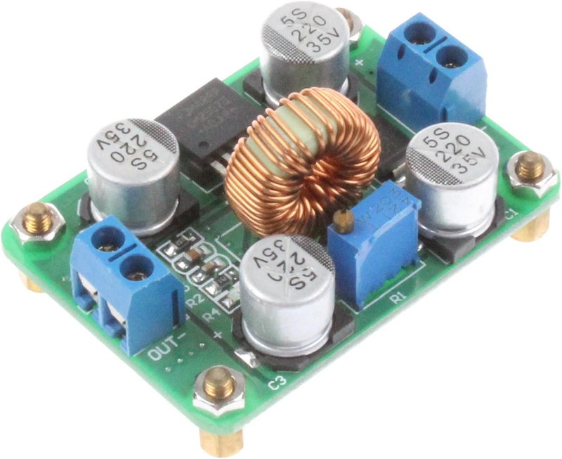 وحدة تعزيز DC-DC 3.5-30V إلى 4-30V 5A قابلة للتعديل LM2587 منظم تعزيز محول طاقة رفع لوحة وحدة إمداد الطاقة للوحة الشمسية وبطارية السيارة - Image 3