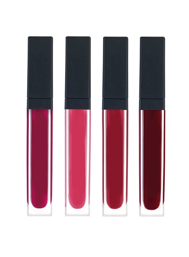 PROTYA Combo Pack of 4Pcs Mini Liquid Lipstick with 5in1 Lipstick and 1 Liner (Red Edition, 30 ml) - Image 3