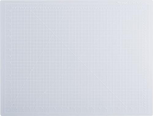 Dahle Vantage 10682 See-Through Premium Self-Healing Cutting Mat, 18"x24", 1/2" Grid, 5 Layers for Max Healing, Perfect for Crafts & Sewing, Clear - Image 1