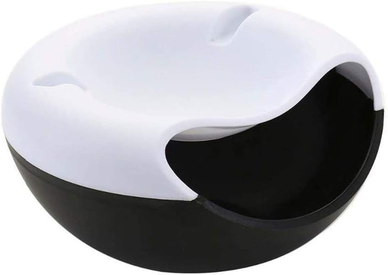 Plastic Lazy Fruit Bowl Multifunction Double Fruit Plate with Phone Holder - Image 5