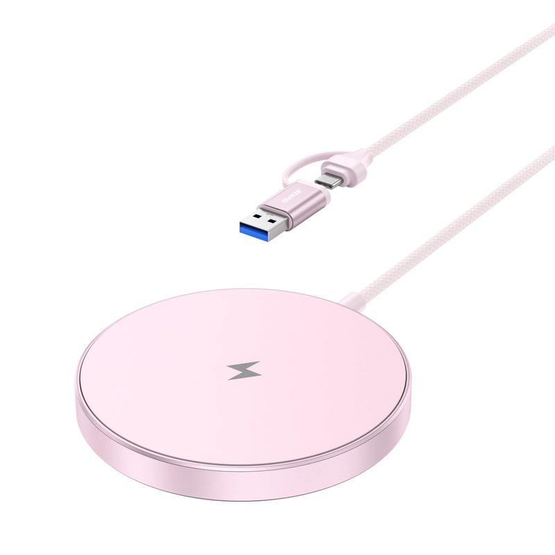BENFEI Magnetic Wireless Charger 15w Compatile with MagSafe Charger/iPhone 16/16 Pro/16 Plus/16 Pro Max/iPhone 15 Pro Max Plus/iPhone 14 13 12 Series, Wireless Mag Safe Charging Pad, Mag Charger - Image 1