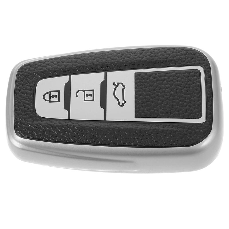 TPU Protective Key Fob Cover Full Shell Case for 3 Button Car Remote Black - Image 2
