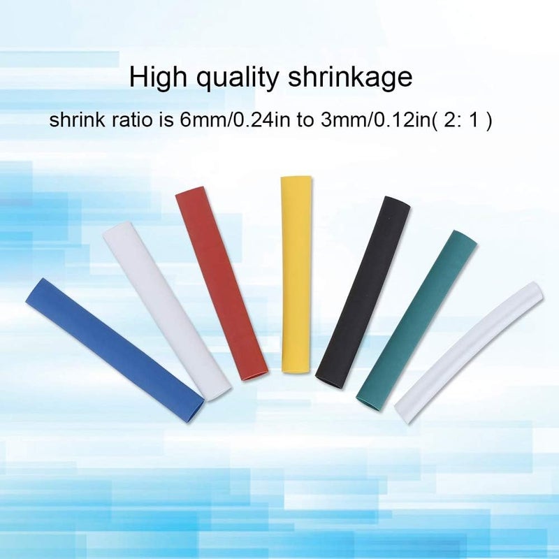 42PCS Heat Shrink Tube, PEX Wire Wrap Sleeves, High Temperature Resistance Electrical Wire Wrap Shrinkable Tube for Automotive Wiring Wire Connections, ANKROYUs68qgoewaf - Image 3