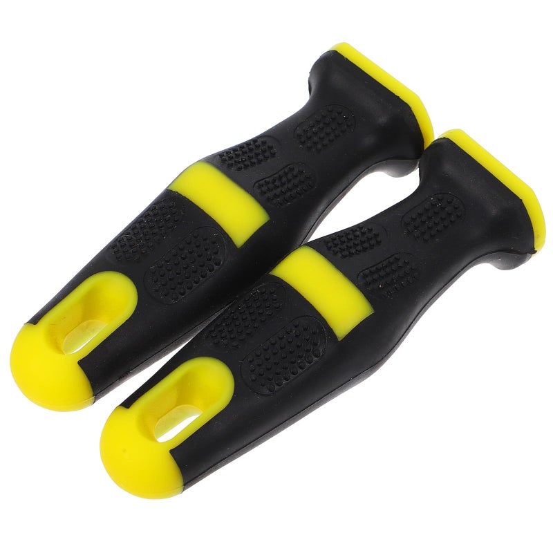 2Pcs Anti Slip Ergonomic File Handles For 8 Inch Round Hole Rasps And Metal Files - Image 2