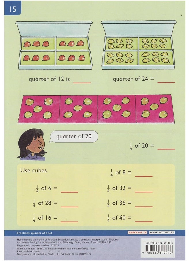 New Heinemann Maths Year 2, Money and Fractions Activity Book (single)  - Image 2