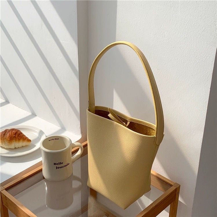 Design Bag, Fresh And Versatile, Summer Korean Style, Lazy Portable Shoulder Bag, Niche Bucket - Image 2