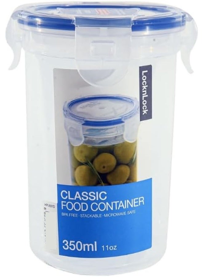 لوك اند لوك وعاء طعام كلاسيكي صديق للبيئة سعة 350 مل شفاف - Image 1