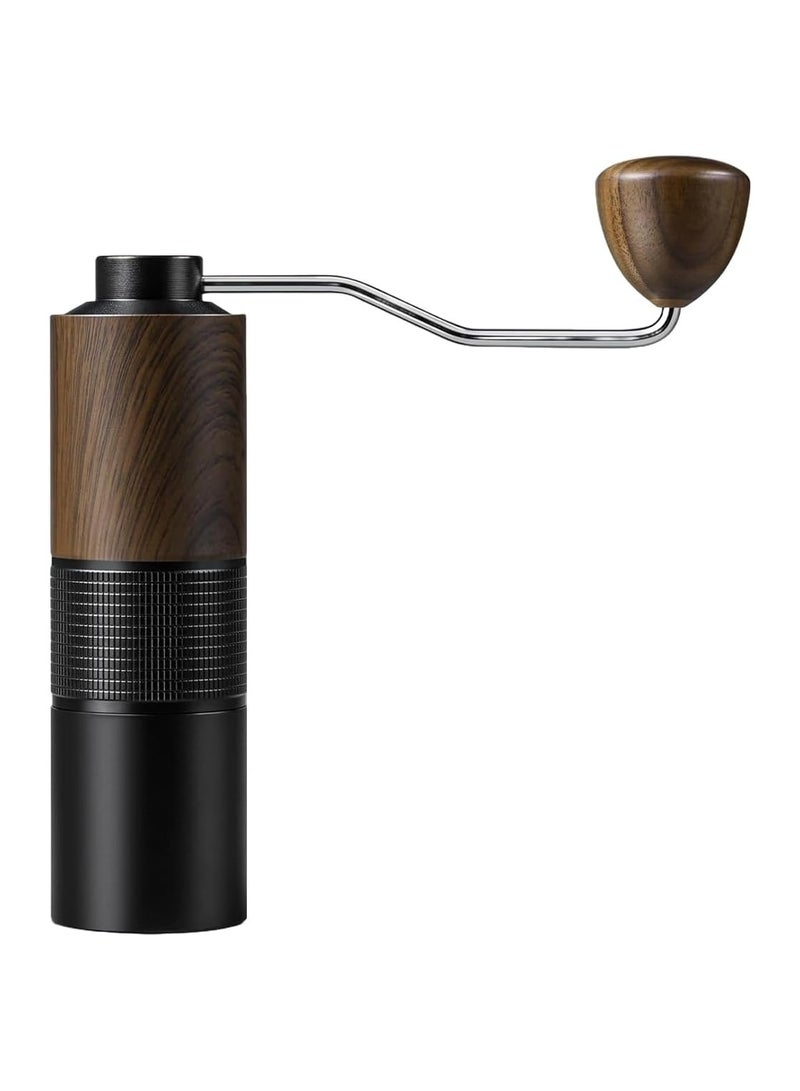KM6 Manual Coffee Grinder – Five-Leaf Stainless Steel 420 Burr, Multiple Grind Settings – Professional V60 Grinder with 20g Capacity, Ideal for Filter Coffee, French Press, and AeroPress  - Image 1