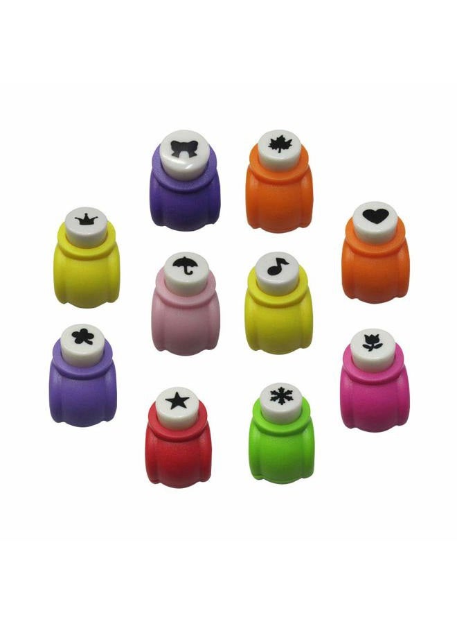 LGEGE 10 Pcs Paper Punch Handmade Hole Puncher Paper Craft Card Scrapbooking, DIY Paper Craft Tool for Adults - Image 1