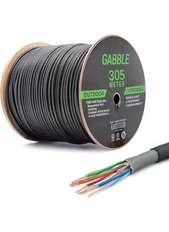 Gabble Cat6 Cable Outdoor 24AWG 0.48MM 305MT GAB-CD305 