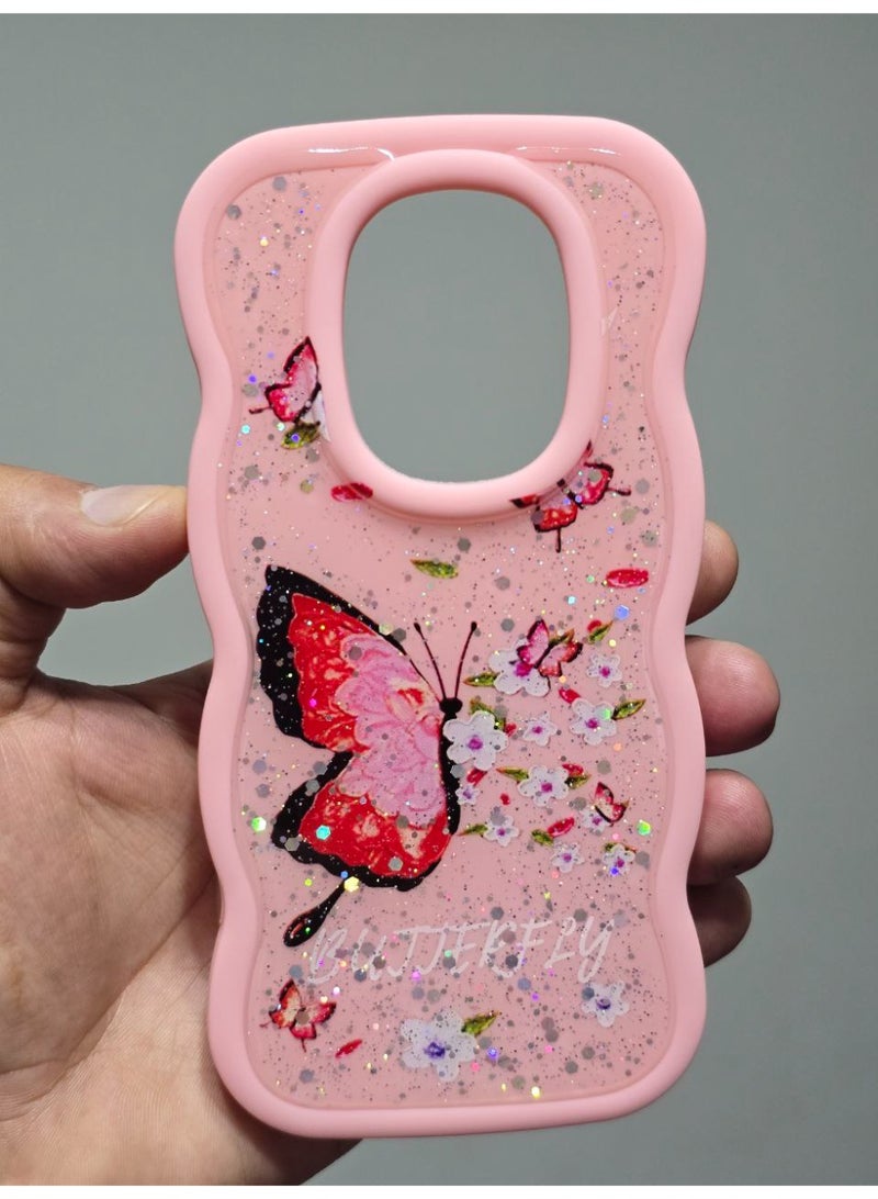 Butterfly Print Back Cover Compatible With Phone Xiaomi Redmi Note 9 - Image 1