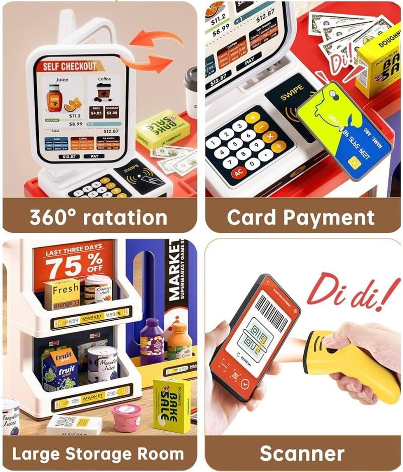 Mini Panda Splendour Supermarket Combination Set for Kids 3+ - Image 5