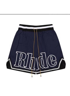 ESCATCH Plus Size Casual Men Striped Basketball Shorts Summer Drawstring Sports Pant  - Image 1