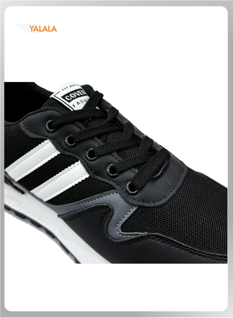 YALALA Men's Classic Mesh Running Shoes | Fashion Stylish Sneakers Shoes, Breathable Ultra Lightweight Anti-slip Soft Sole, Good for Walking Running Jogging Sports Outdoor Gym Athletic Activities  - Image 4