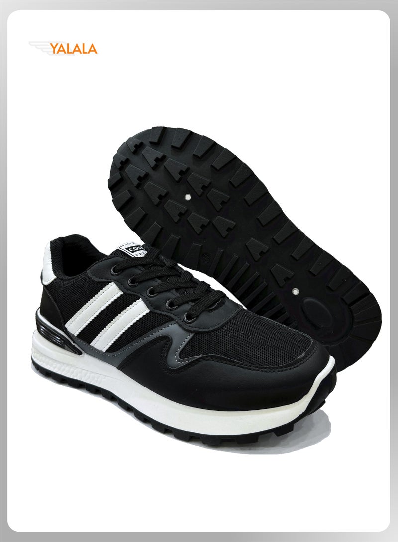 YALALA Men's Classic Mesh Running Shoes | Fashion Stylish Sneakers Shoes, Breathable Ultra Lightweight Anti-slip Soft Sole, Good for Walking Running Jogging Sports Outdoor Gym Athletic Activities  - Image 5