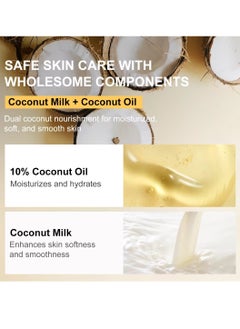 AuQuest Coconut Collagen Serum Coconut Serum Reduce Wrinkles Tighten and Firm Skin Hydrating Moisturizing Nourishing Collagen Serum Lightweight and Refreshing Smooth Skin Serum Hyaluronic Acid Facial Serum 32ml  - Image 2