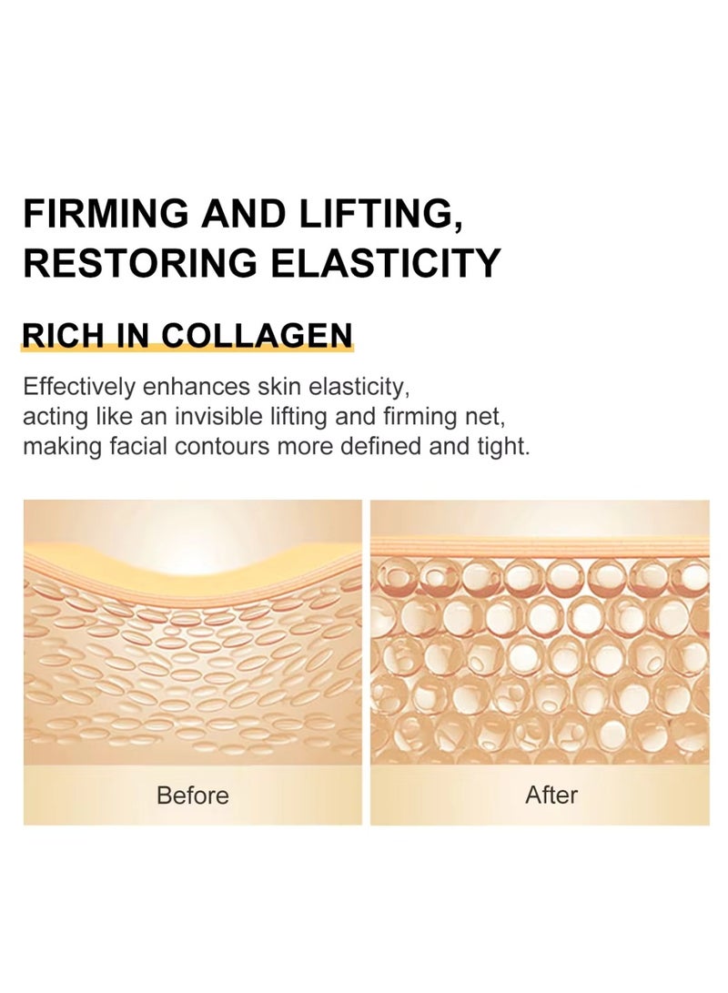 AuQuest سيروم الكولاجين بجوز الهند سيروم جوز الهند يقلل التجاعيد يشد وي firm البشرة مرطب مغذي سيروم كولاجين خفيف ومنعش سيروم ناعم للبشرة حمض الهيالورونيك سيروم للوجه 32 مل - Image 4