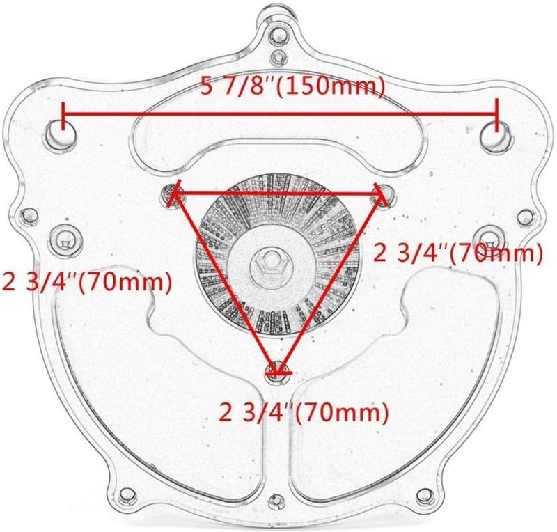 Wivplex Black Air Filter Motorcycle Intake Cleaner Kit - Image 2