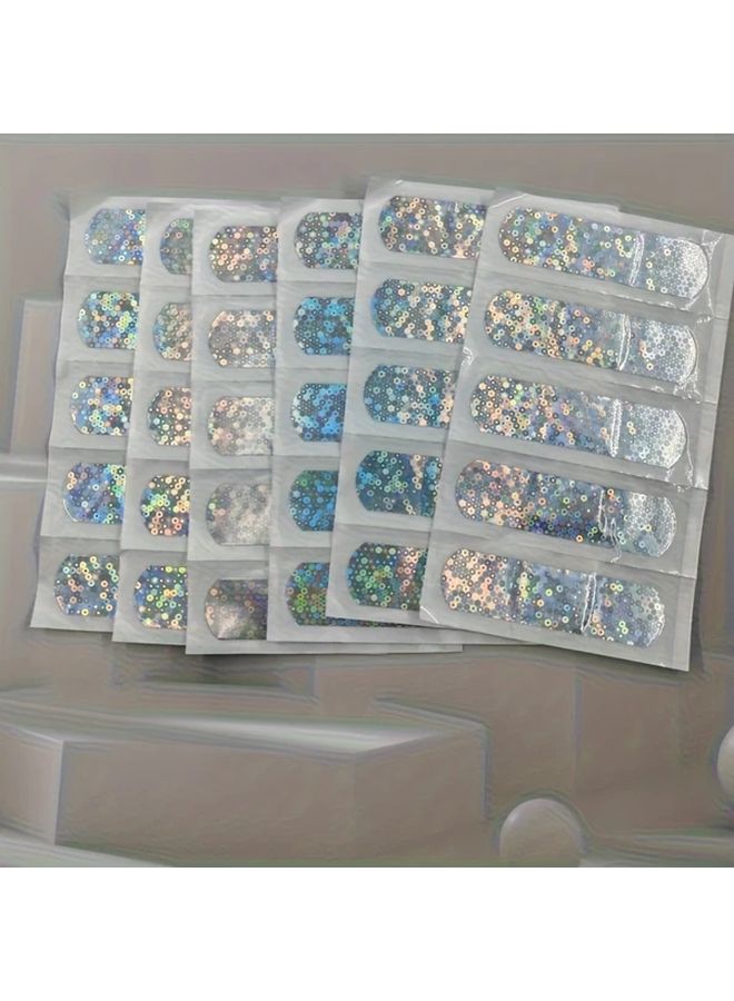15pcs Sparkling Self Adhesive Bandages Breathable Flexible Mixed Colors Sports Bandage - Image 4