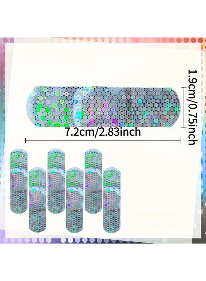 15pcs Sparkling Self Adhesive Bandages Breathable Flexible Mixed Colors Sports Bandage - Image 5