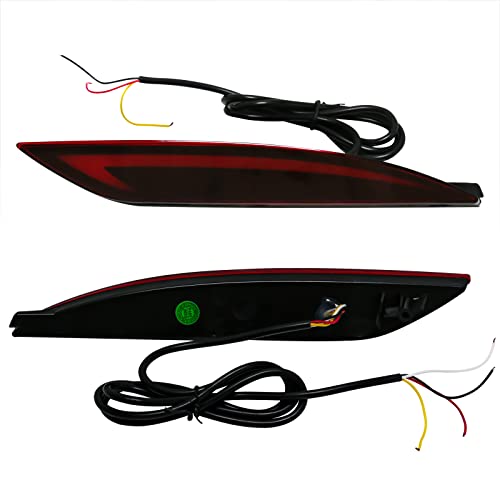 VGETTING Rear Bumper Reflector Lights For Hyundai Sonata 2011 2012 2013 2014 Tail light Brake Light For Sonata 8th Replacement LED Rear Lamp with Turn Signal Light - Image 2