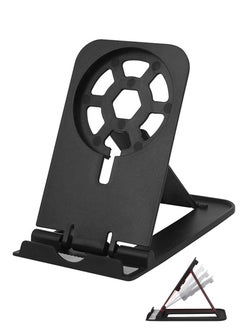 Magnetic Charger Placement Phone Stand, Portable Foldable Desk, Four Levels Adjustable, Compatible with all Smartphones