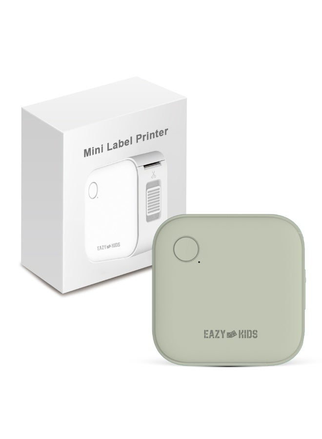 Eazy Kids Mini Label Maker Printer with 180 Labels Roll, Smart App Control for Home, Office, School - Green - Image 5