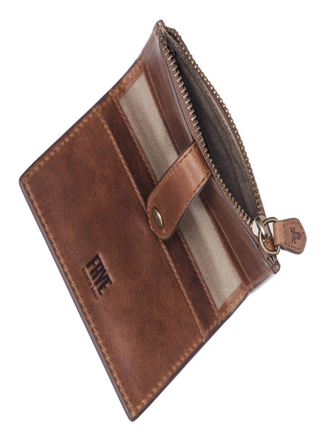 Frye Melissa Coin Purse, Cognac, One Size - Image 3