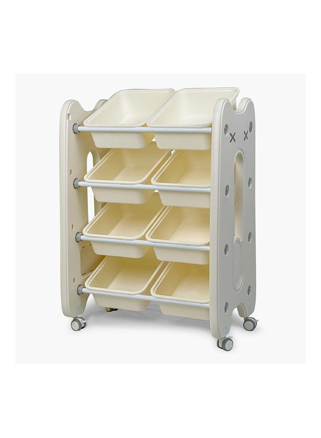 Home Box Iris Kinder 4-Tier Portable Toy Organiser with 8 Boxes 56 x 81 x 38 cm  - Image 2