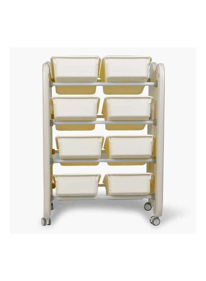 Home Box Iris Kinder 4-Tier Portable Toy Organiser with 8 Boxes 56 x 81 x 38 cm  - Image 4