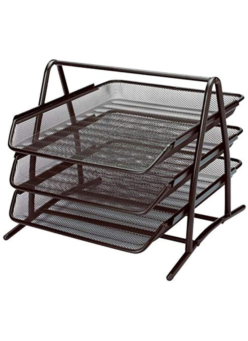 ELTRAZONE 3 Layer Metal Paper Tray (Black3 Layer Metal Paper Tray (Black)  - Image 1