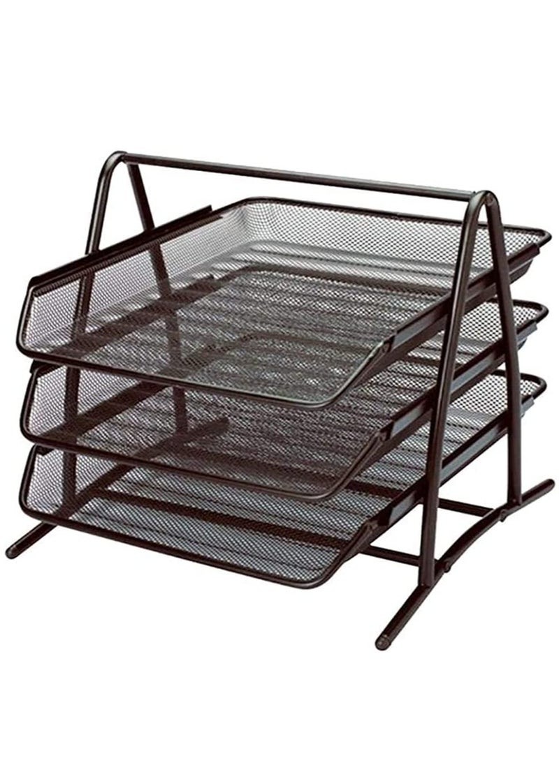 ELTRAZONE 3 Layer Metal Paper Tray (Black3 Layer Metal Paper Tray (Black)  - Image 2