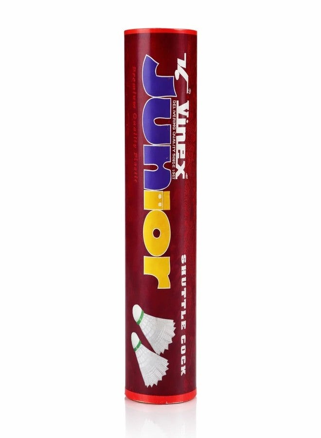 VINEX Junior Plastic Shuttlecocks Pack of 10 | Durable Nylon Shuttle for Badminton | Lightweight Outdoor & Indoor Practice Shuttlecocks for Kids & Beginners - Image 5