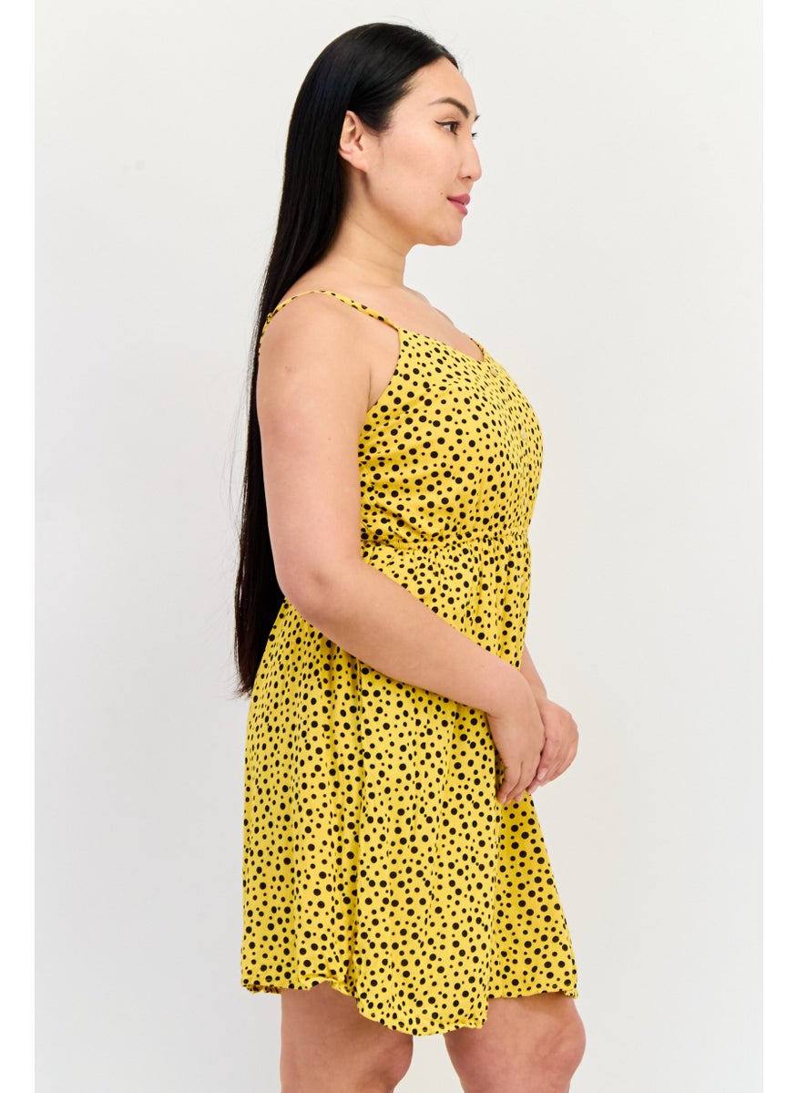 ONLY Women Polka Dots Mini Dress, Multicolor  - Image 2