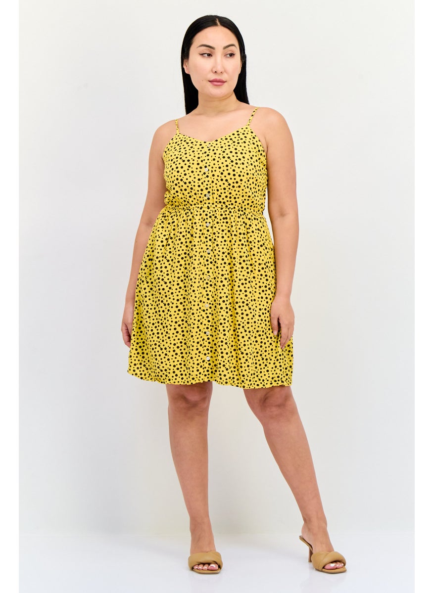 ONLY Women Polka Dots Mini Dress, Multicolor  - Image 4
