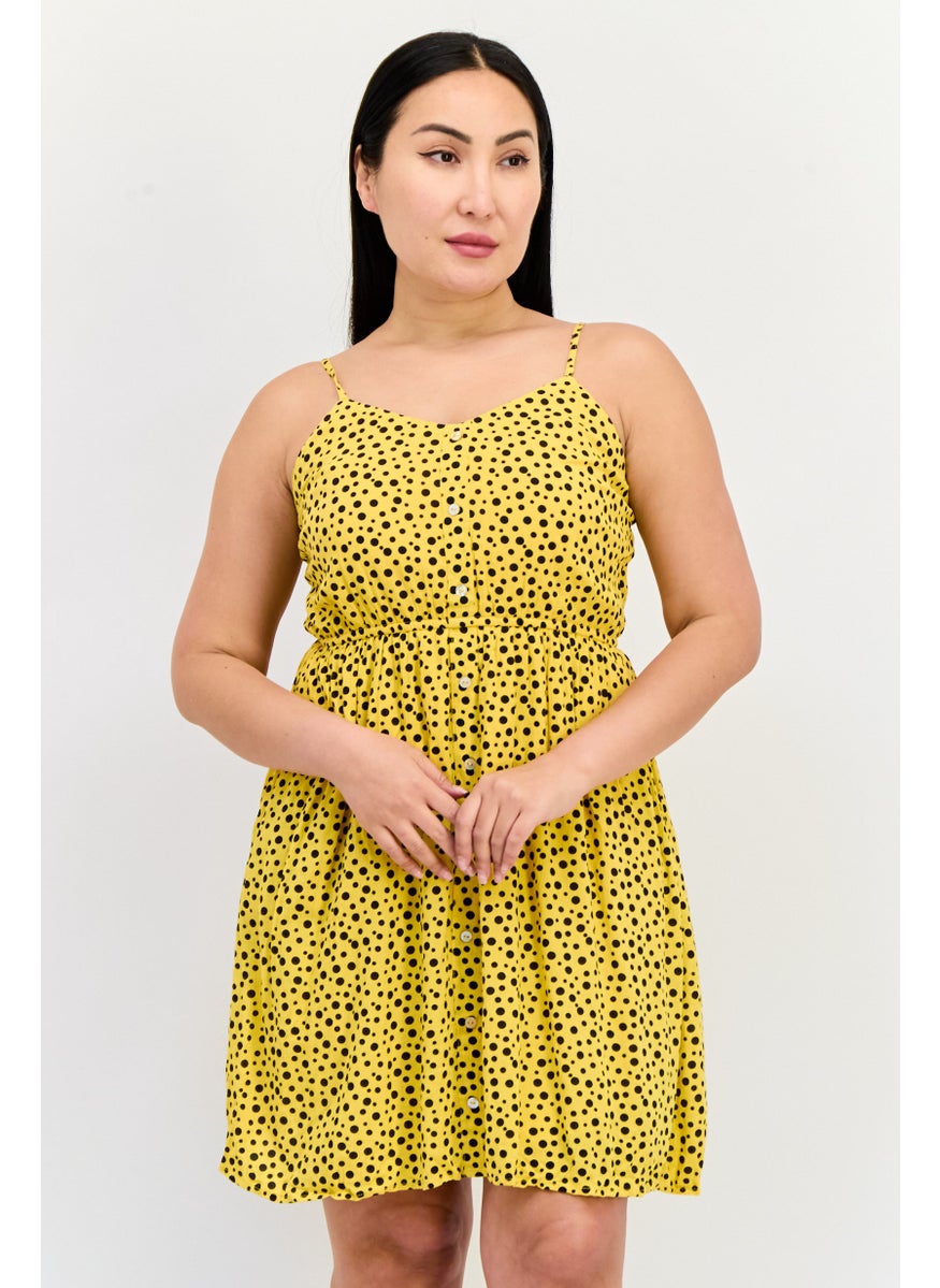 ONLY Women Polka Dots Mini Dress, Multicolor  - Image 1