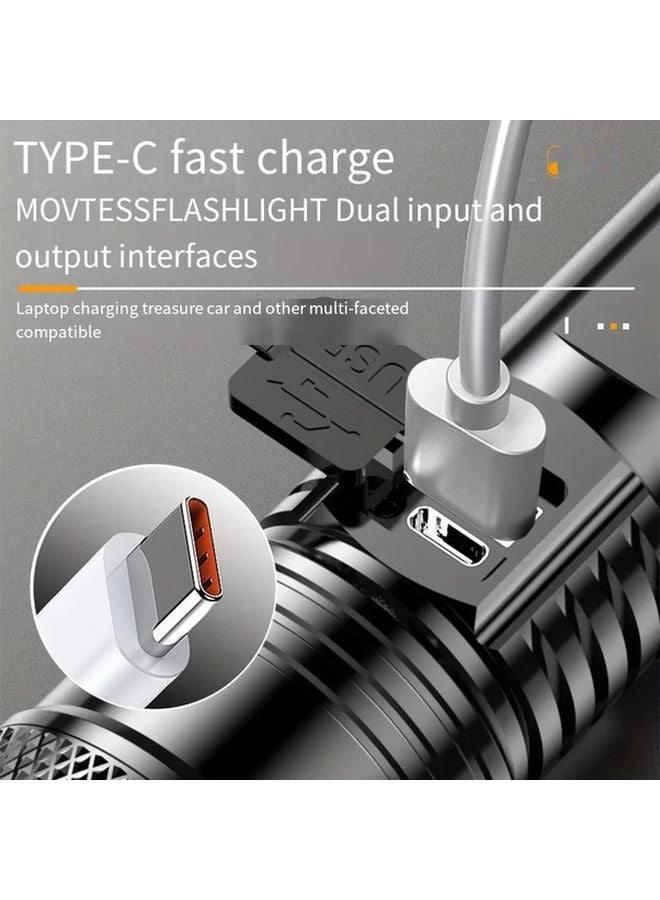 XHP50 Ultra Powerful Rechargeable Flashlight Super Bright Zoomable Camping Lantern - Image 5