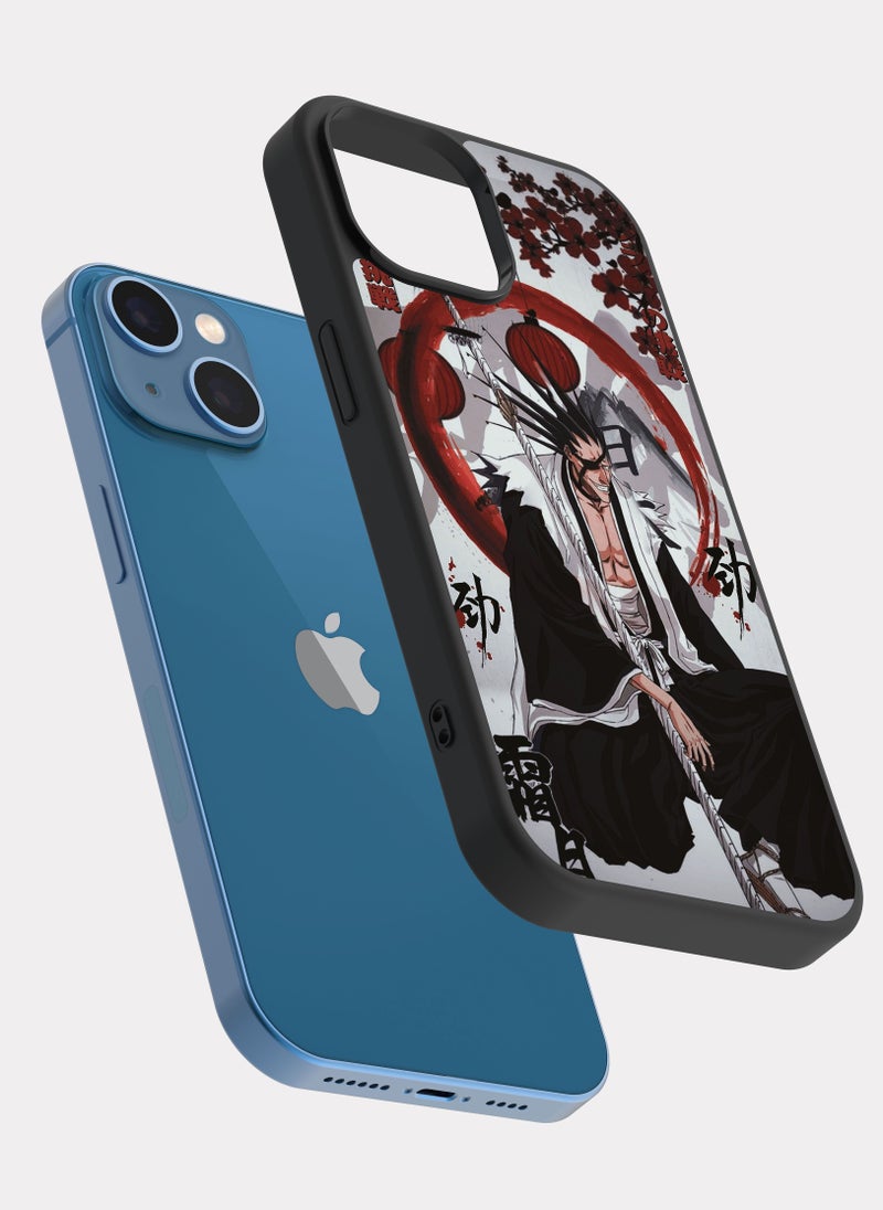 بكسلات كفر ايفون 13 بليتش كينباتشي زاراكي ابيض - Image 2