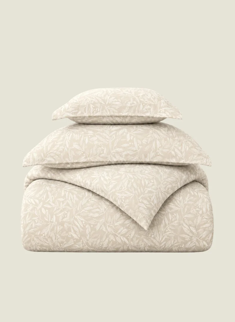 يسكن KIARA JACQUARD 4PC COMFORTER SET - BEIGE