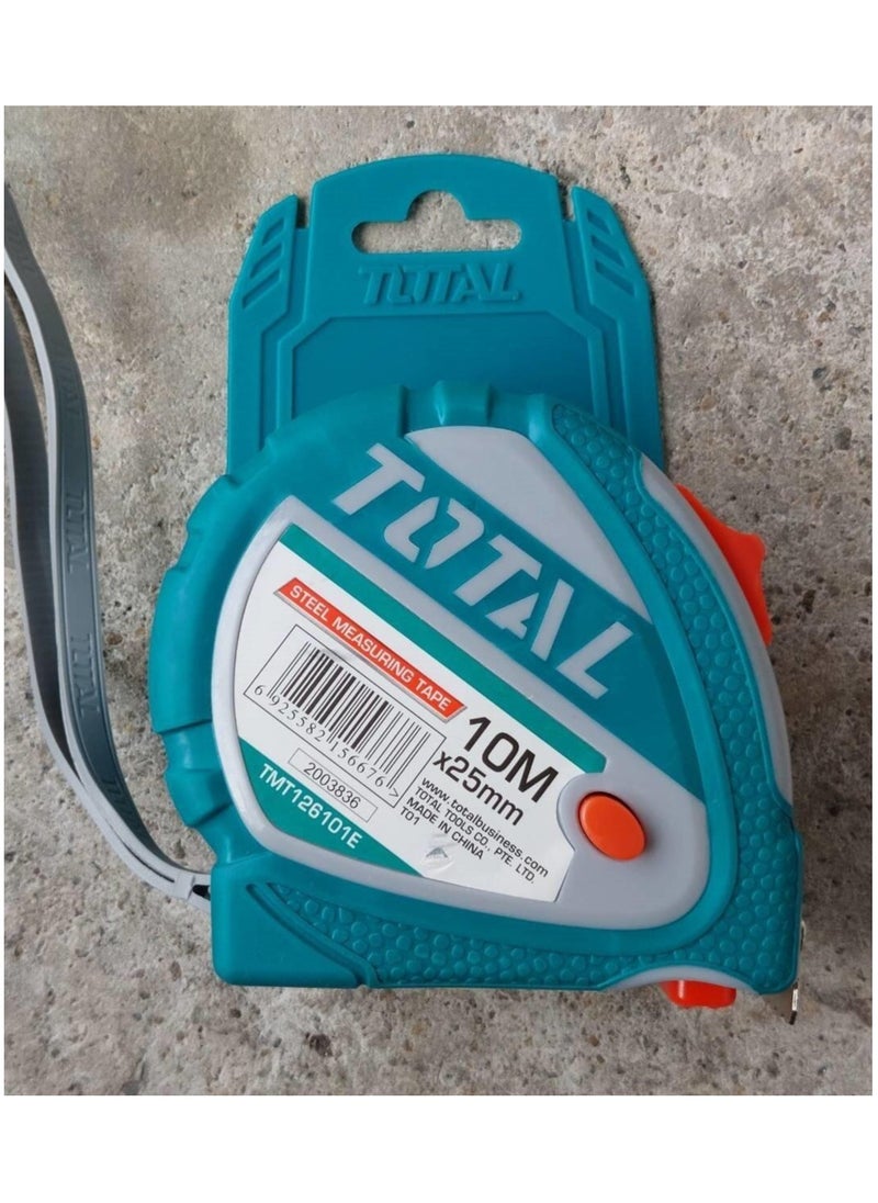TOTAL - TOTAL Steel Measuring Tape 10M TMT126101 - Image 1
