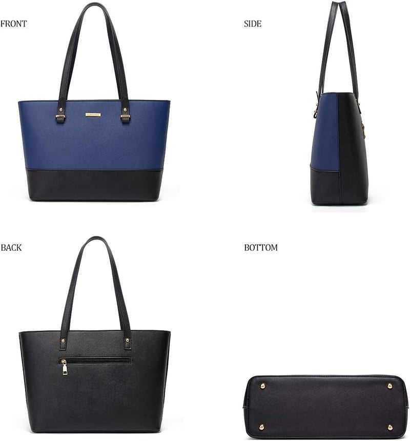 YTL Women Fashion Handbags Wallet Tote Bag Shoulder Bag Top Handle Satchel Purse Set 4pcs - Image 2
