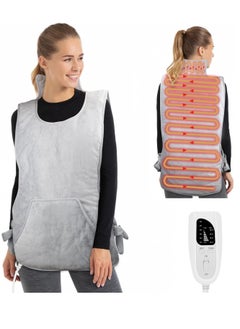 XiuWoo Electric Large Full Body Heating Pad, Back Neck and Shoulder Heat Pads, Heat Wrap, Heat Quilt, Heating Clothes for Whole Body with 6 Electric Temperature Options, 4 Temperature Settings, Auto Shut Off  - Image 1