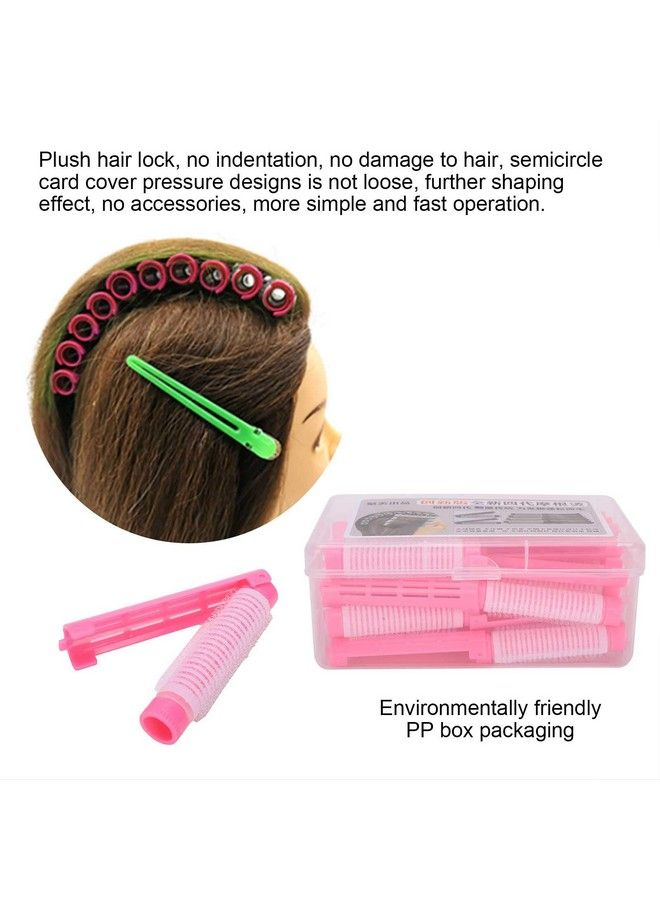 Sonew 20Pcs Hair Perm Rods Hair Perm Rods Fluffy Perming Rod Hair Roller Curler Hairdressing Tool Kit For Salon Barber Home(Pink) - Image 3
