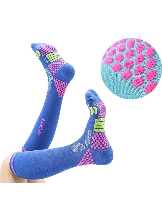 Caspian Wolf Running Marathon Sports Socks, Compression Socks, Fitness Jump Rope Pressure Socks, Elastic Long Tube Calf Socks For Men And Women - Image 2
