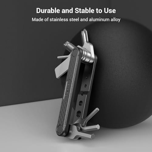SMALLRIG Folding Tool Set with Screwdrivers and Hex Key Wrenches, Seven Functional Tools Included (Black) - 4681 - Image 5