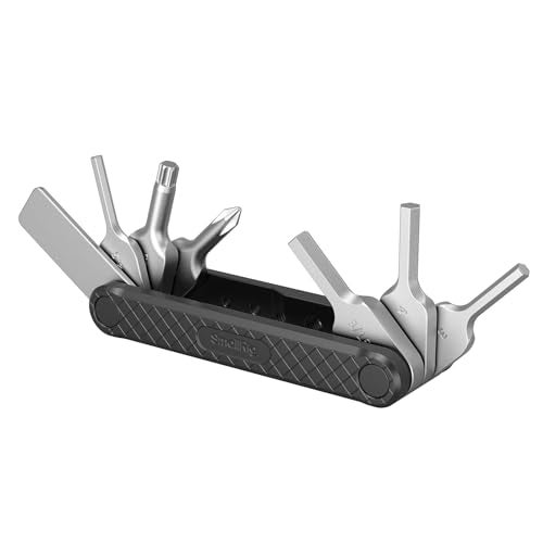 SMALLRIG Folding Tool Set with Screwdrivers and Hex Key Wrenches, Seven Functional Tools Included (Black) - 4681 - Image 1