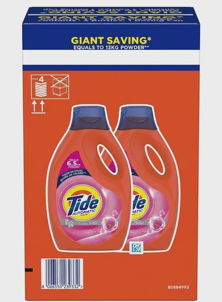 تايد چيل أوتوماتيك بلمسة داوني - عرض 6 كجم (زجاجتان × 3 كجم) - Image 1