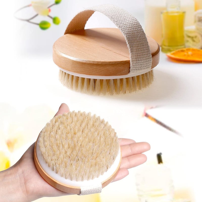 Dry Wet Body Brush for Cleansing and Exfoliating - Image 2